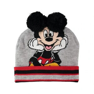 Disney Boys 2-4T Mickey Mouse Pom Hat